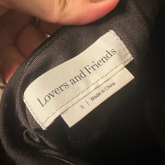 NEW Revolve Lovers + Friends Corey Black Mini Dress‎ - Picture 6 of 6